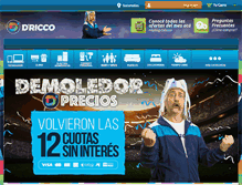 Tablet Screenshot of dricco.com.ar